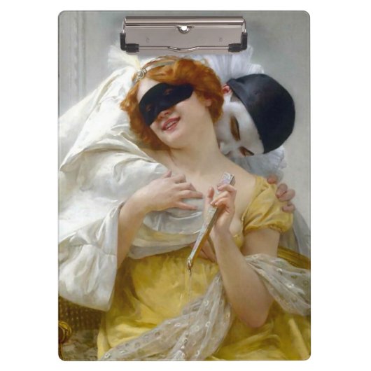 Pierrot and Columbine - Guillaume Seignac Klembord (Voorkant)