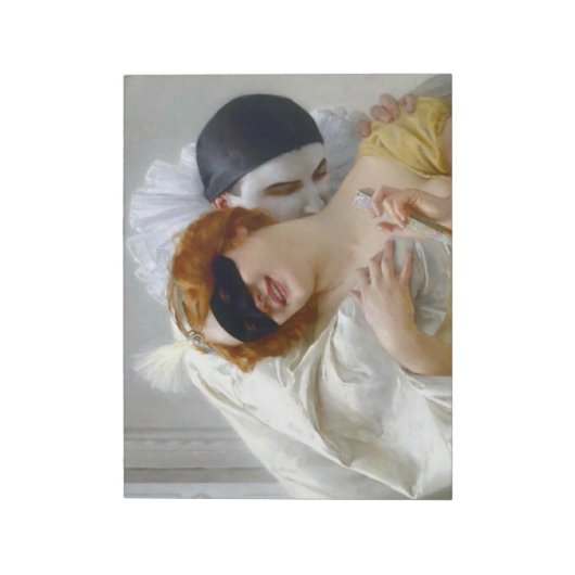 Pierrot and Columbine - Guillaume Seignac Notitieblok (Linkerzijde)