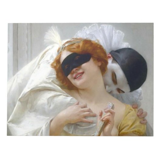 Pierrot and Columbine - Guillaume Seignac Notitieblok (Voorkant)