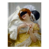 Pierrot and Columbine - Guillaume Seignac Perfect Poster (Voorkant)