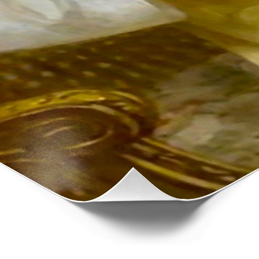 Pierrot and Columbine - Guillaume Seignac Perfect Poster (Hoek)