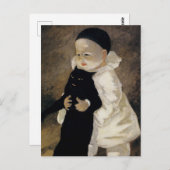 "Pierrot and the Cat" van Theophile Steinlen Briefkaart (Voorkant / Achterkant)