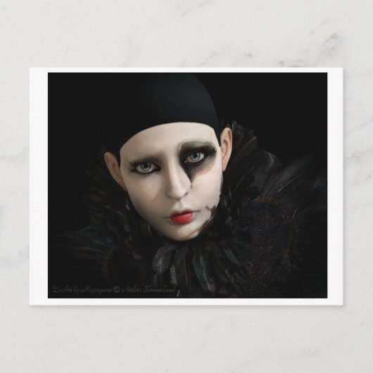 Pierrot Briefkaart (Voorkant)