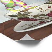 Pierrot Clown Doll Balancing on a Tea Cup Poster (Hoek)