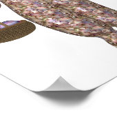 Pierrot Clown Doll met paaseieren Poster (Hoek)