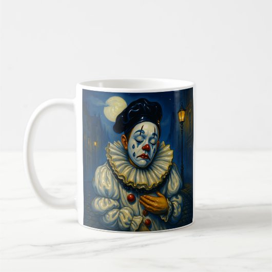 Pierrot Clown Koffiemok (Links)