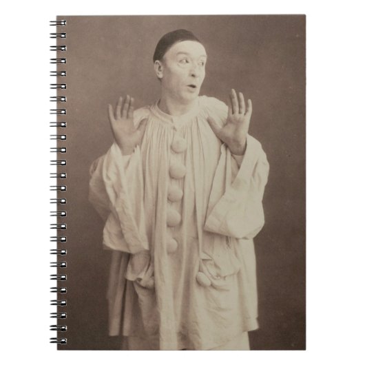 Pierrot Clown Notitieboek (Voorkant)