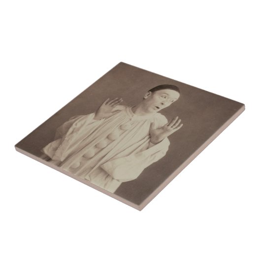  Pierrot Clown Tegeltje (Zijkant)