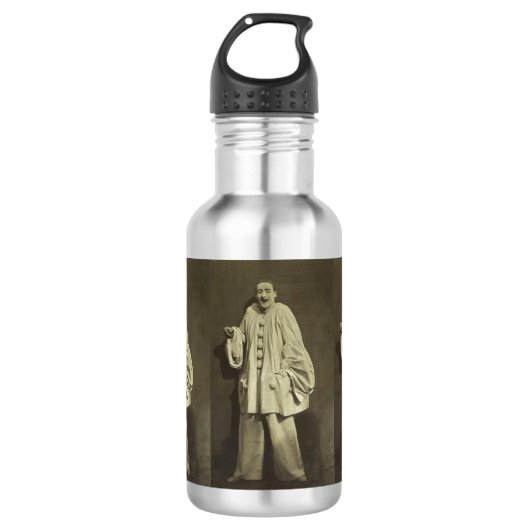 Pierrot Clown Waterfles (Voorkant)