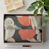 "Pierrot Deflated" Art Deco van Jose Carlos Tissuepapier (Geschenk)