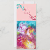 PIERROT- EN ARLECCHINA Masquerade Party-programma Kaart (Voorkant)