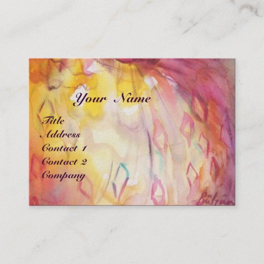 PIERROT EN ARLECCHINA/Muziek, Decor, theaterarties Visitekaartje (Voorkant)