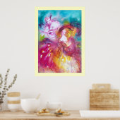 Pierrot en Arlecchina Poster (Keuken)