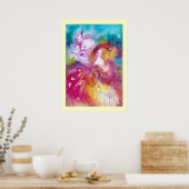 Pierrot en Arlecchina Poster (Keuken)