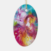 PIERROT EN ARLECCHINA / RONDO IN LAGOON KERAMISCH ORNAMENT (Rechts)