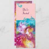 PIERROT EN ARLECCHINA Venetiaans Carnaval, Kaart (Voorkant / Achterkant)