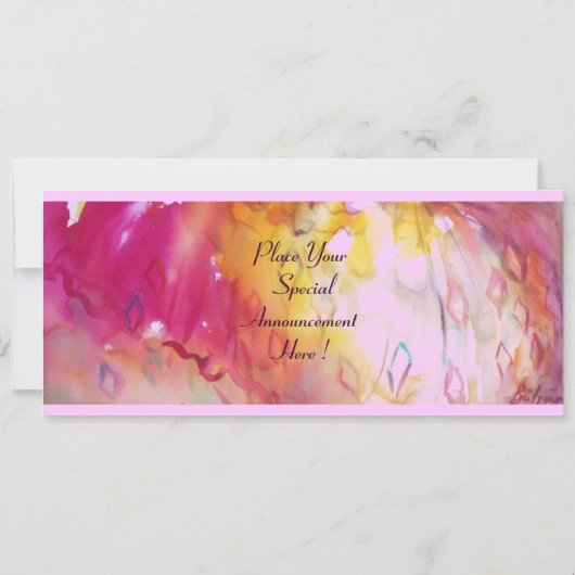 PIERROT EN ARLECCHINA Venetiaans Carnaval, Kaart (Achterkant)