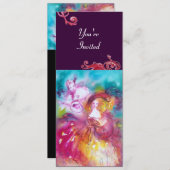 PIERROT EN ARLECCHINA Venetiaans Carnaval, Kaart (Voorkant / Achterkant)