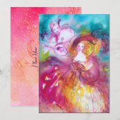 PIERROT EN ARLECCHINA Venetian Carnival, Aankondiging (Voorkant / Achterkant)