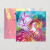 PIERROT EN ARLECCHINA Venetian Carnival, Aankondiging (Voorkant / Achterkant)