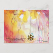 PIERROT EN ARLECCHINA Venetian Carnival, Briefkaart (Achterkant)