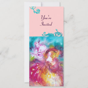 PIERROT EN ARLECCHINA Venetian Carnival, Kaart