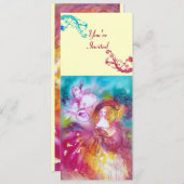 PIERROT EN ARLECCHINA Venetian Carnival, Kaart (Voorkant / Achterkant)