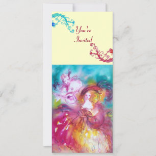 PIERROT EN ARLECCHINA Venetian Carnival, Kaart