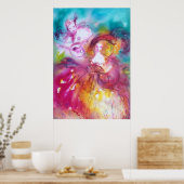 PIERROT EN ARLECCHINA Venetian Carnival, Poster (Keuken)