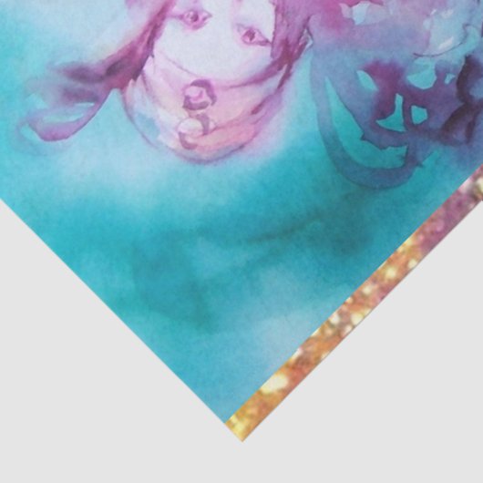 PIERROT EN ARLECCHINA Venetian Carnival Tissuepapier (Detail)