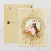 Pierrot en Columbine Briefkaart (Voorkant / Achterkant)