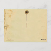 Pierrot en Columbine Briefkaart (Achterkant)