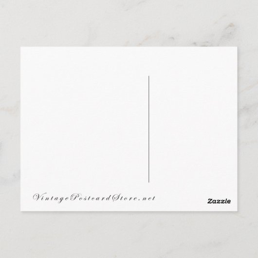 Pierrot en Columbine Briefkaart (Achterkant)