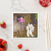 Pierrot en Columbine Cocktail servet (Insitu)