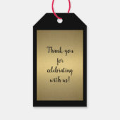 Pierrot en Columbine Dancing Cadeaulabel (Achterkant)