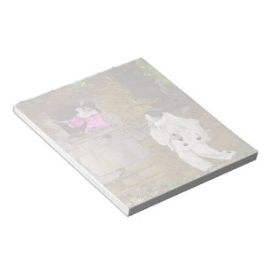 Pierrot en Columbine Notitieblok