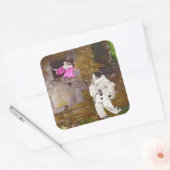 Pierrot en Columbine Sticker (Envelop)