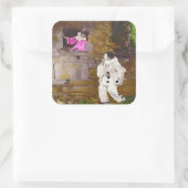 Pierrot en Columbine Sticker (Tas)