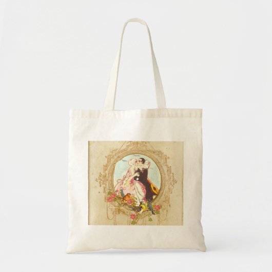 Pierrot en Columbine Tote Bag (Voorkant)