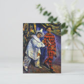 Pierrot en Harlequin door Paul Cezanne Briefkaart (Staand voorkant)