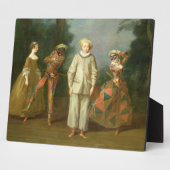 Pierrot en Harlequin Fotoplaat (Zijkant)
