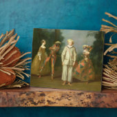 Pierrot en Harlequin Fotoplaat (Zijkant)