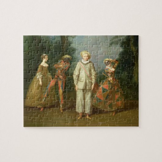 Pierrot en Harlequin Legpuzzel (Horizontaal)