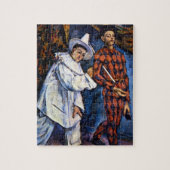 Pierrot en Harlequin, Mardi Gras van Paul Cezanne Legpuzzel (Verticaal)