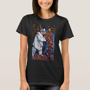 Pierrot en Harlequin, Mardi Gras van Paul Cezanne T-shirt