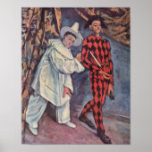 Pierrot en Harlequin Poster (Voorkant)