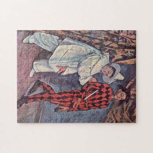 Pierrot en Harlequin Puzzle Legpuzzel (Horizontaal)