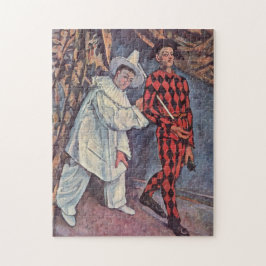 Pierrot en Harlequin Puzzle Legpuzzel