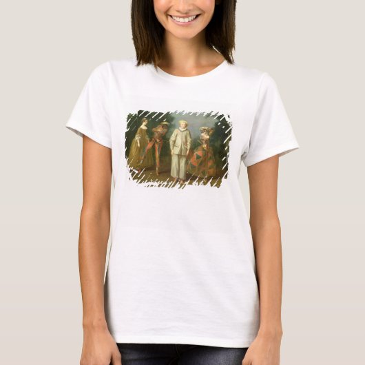 Pierrot en Harlequin T-shirt (Voorkant)