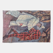 Pierrot en Harlequin Theedoek (Horizontaal)